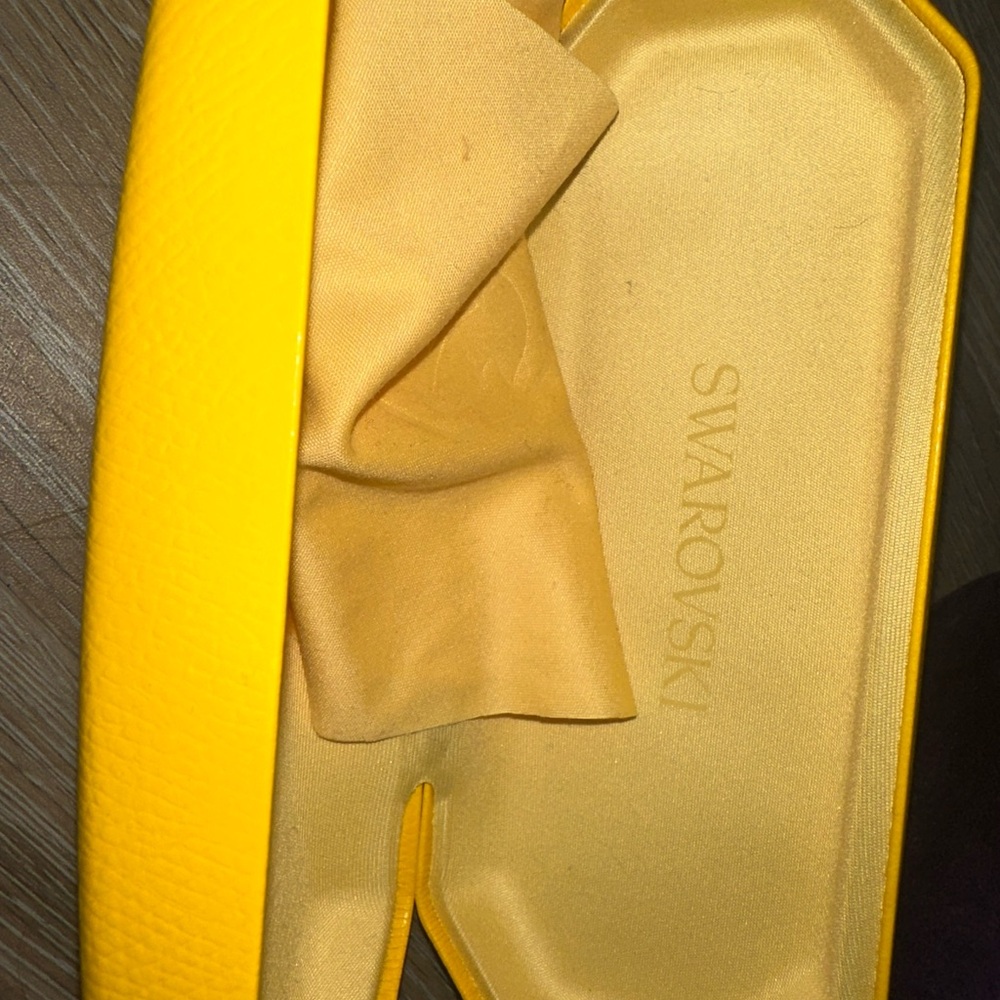 Lot of 2 empty glasses holder Gucci & Swarovski Purple/Yellow One Size - Picture 6 of 9